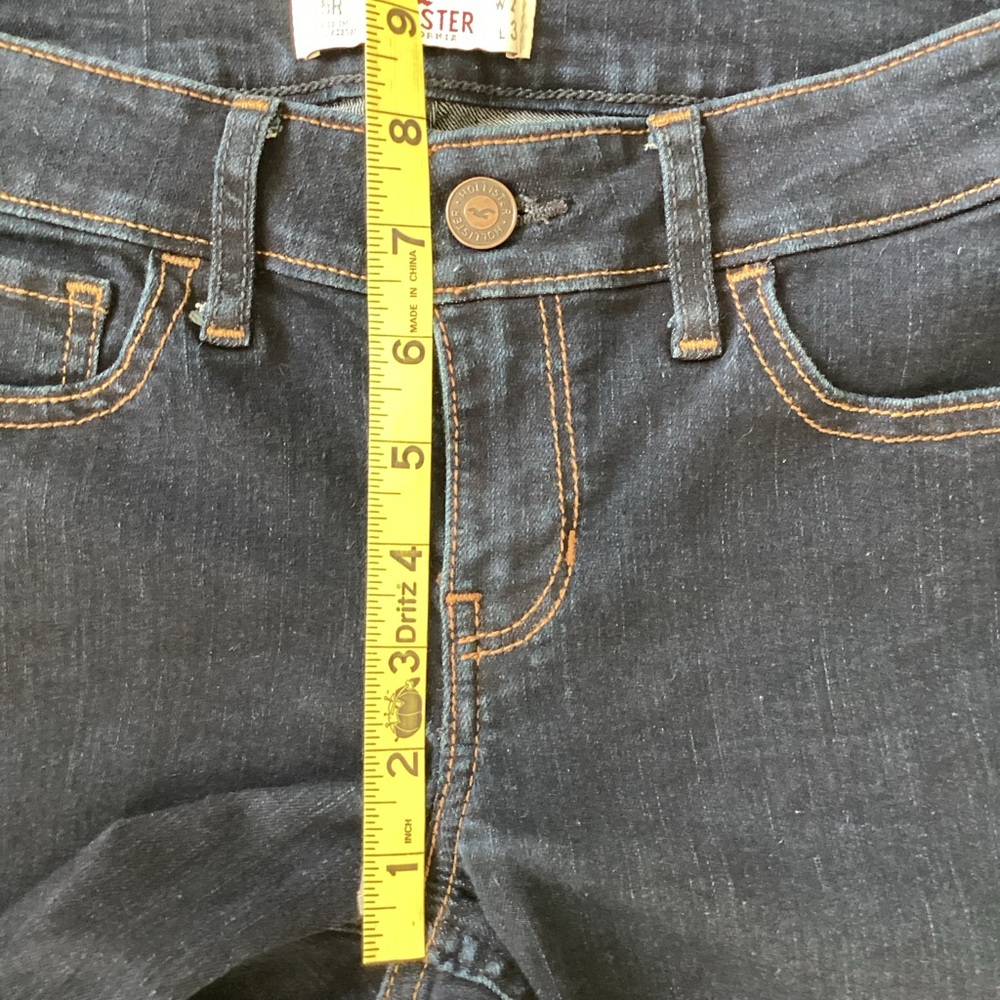 Hollister Dark Wash Low Rise Skinny Jeans W27 L31 - Picture 5 of 11